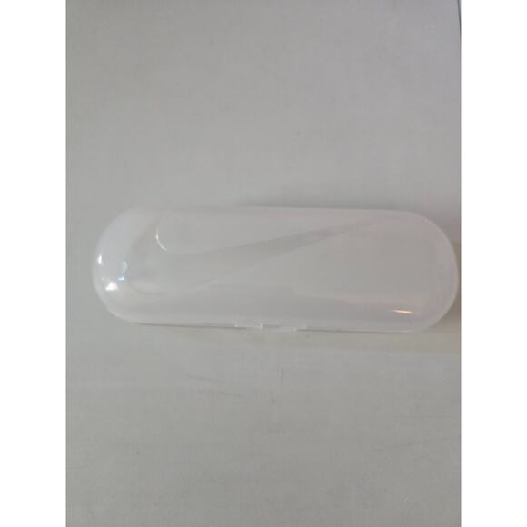 Nike Vision Eye and Sunglass Clear Hard Plastic Case Swoosh Logo - Picture 1 of 3